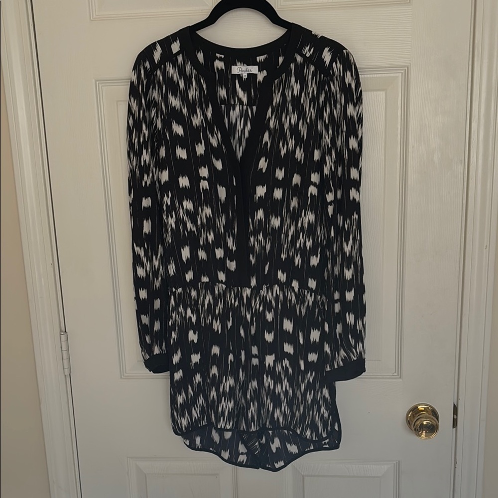 Parker Black and White Romper